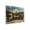 Plaque funéraire camion-chantier 30 Plaquedeces.fr